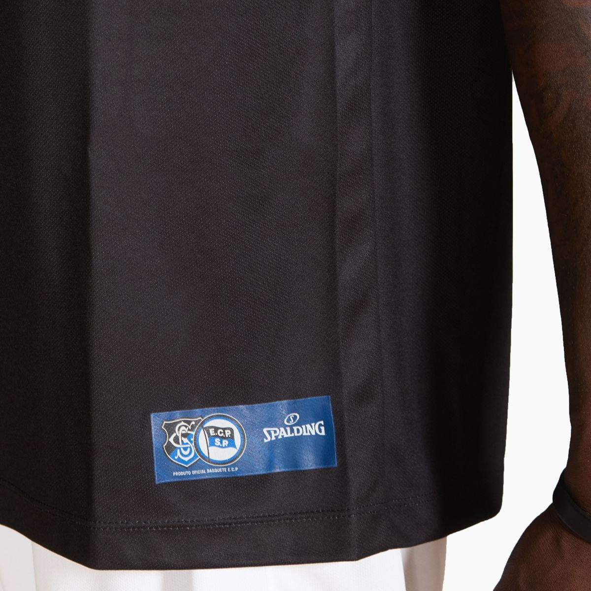Regata Spalding Pinheiros Fan Base Game ECP Third 24/25 - Preto e Azul-3