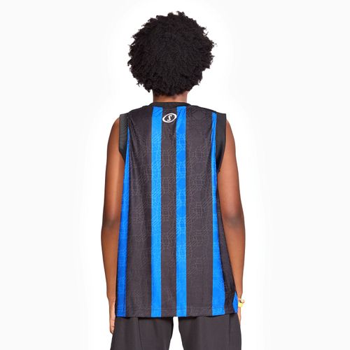 Regata Spalding Pinheiros Fan Game ECP Home 24/25 Infantil -  Azul e Preto