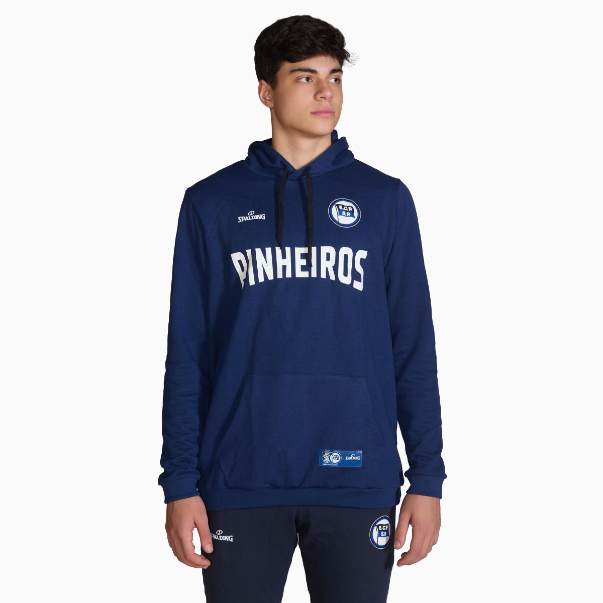 Blusa Moletom Spalding Pinheiros Fan Team ECP 24/25 - Azul-0
