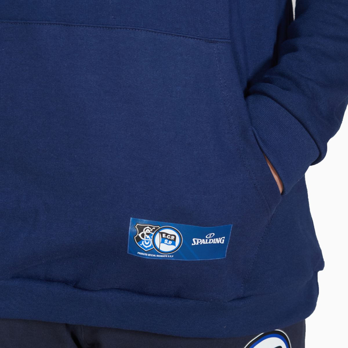 Blusa Moletom Spalding Pinheiros Fan Team ECP 24/25 - Azul-3