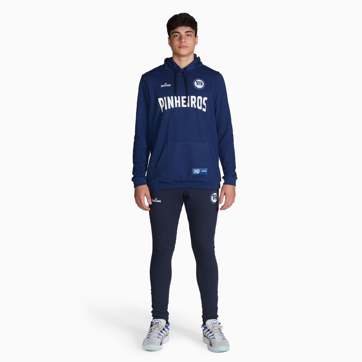 Blusa Moletom Spalding Pinheiros Fan Team ECP 24/25 - Azul-4