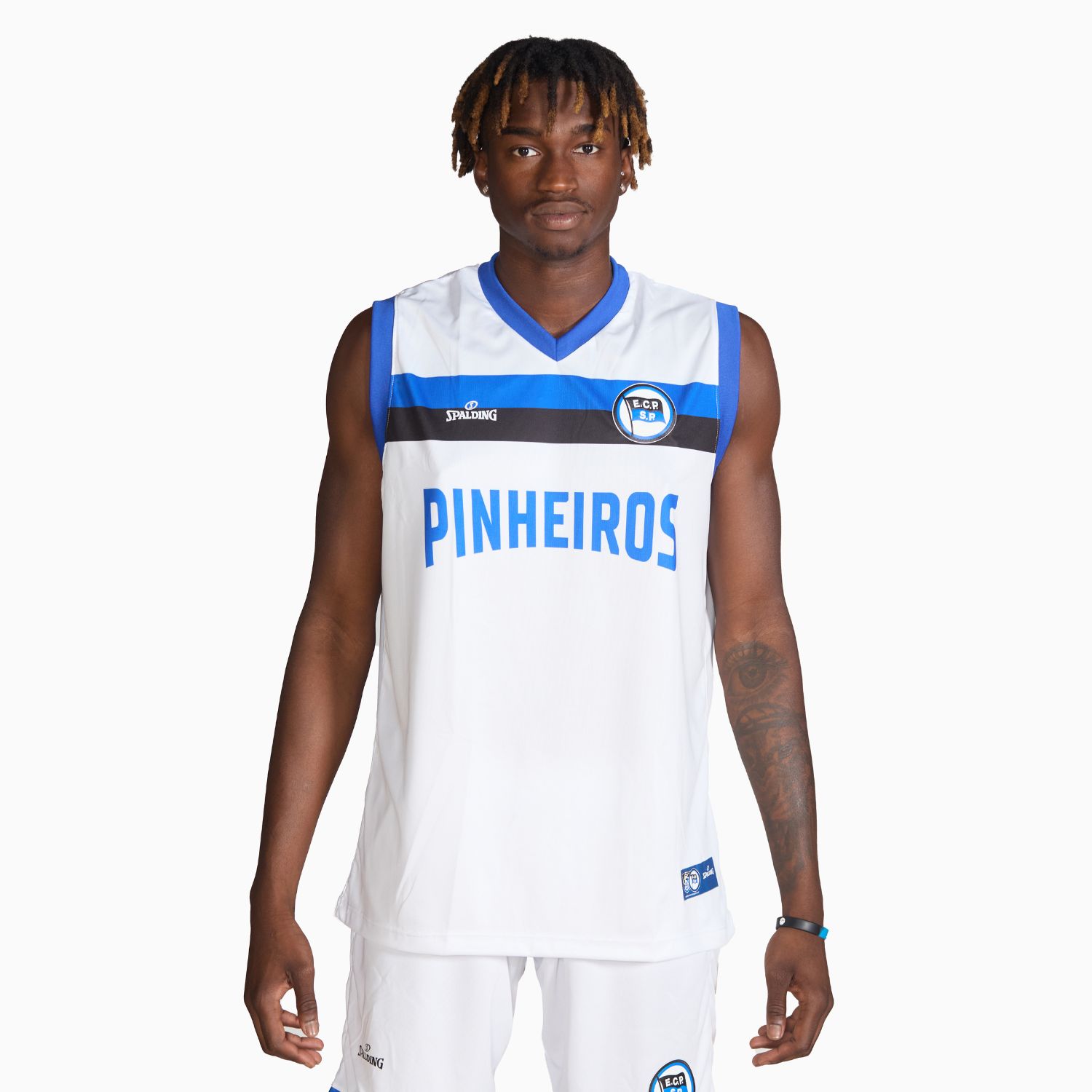 Regata Spalding Pinheiros Fan Base Game ECP Away 24/25 - Branco-0