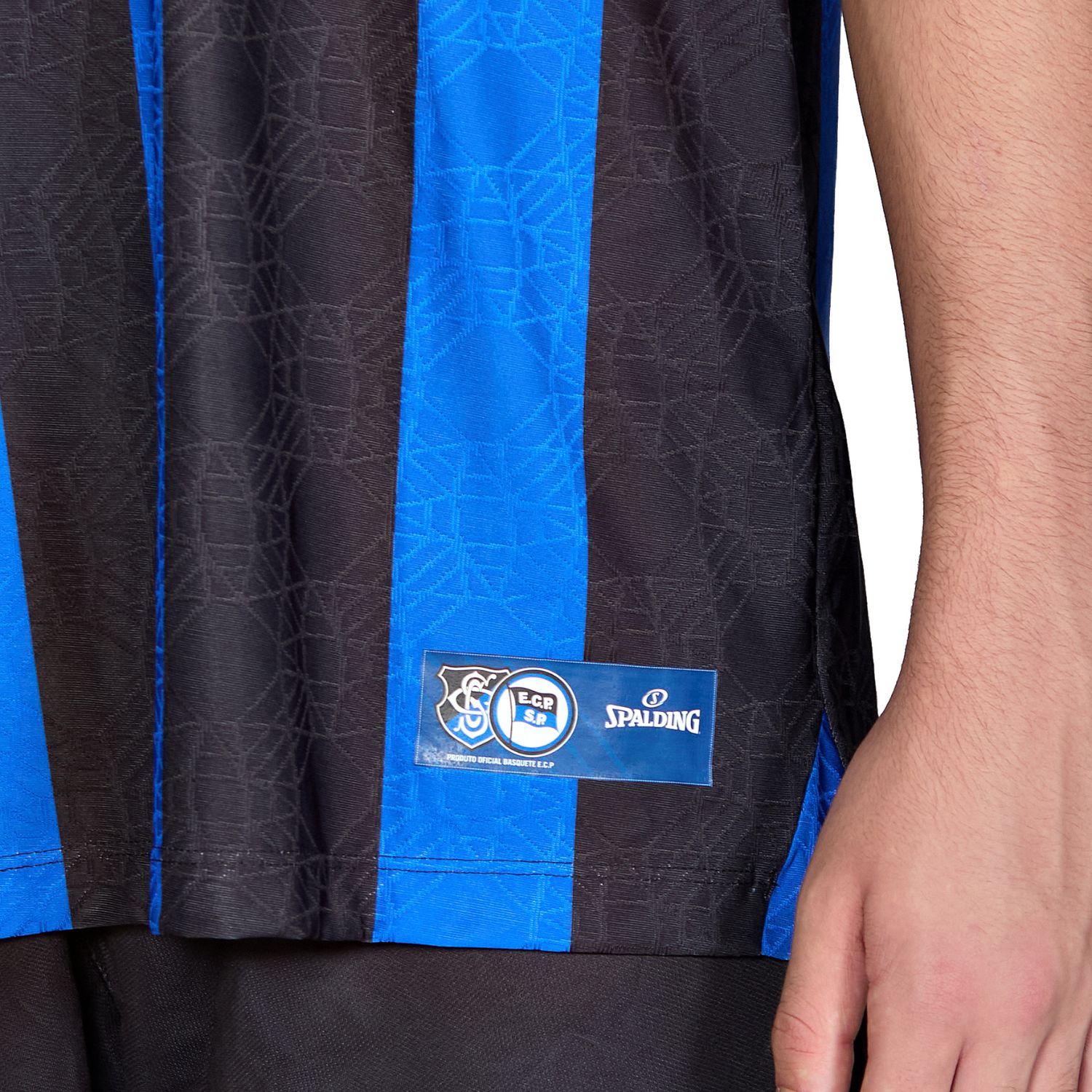 Regata Spalding Pinheiros Fan Game ECP Home 24/25 -  Azul e Preto-3