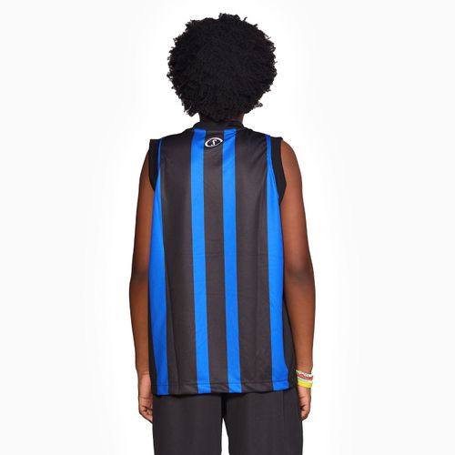 Regata Spalding Pinheiros Fan Base Game ECP Home Infantil 24/25 - Azul e Preto
