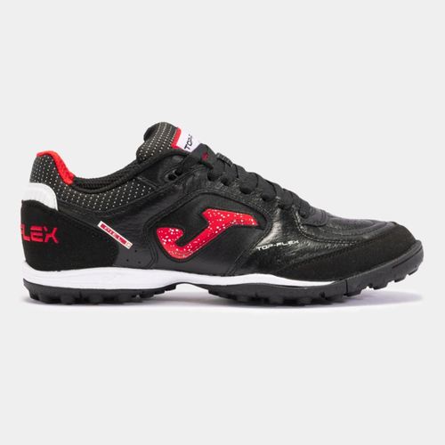 Chuteira de Society Joma Top Flex - Preto e Vermelho