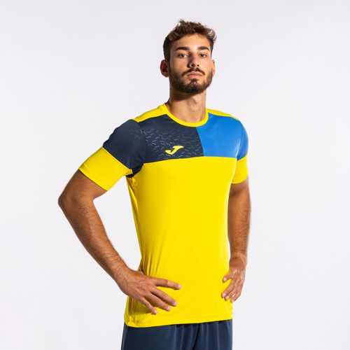Camiseta Joma Crew V - Amarelo