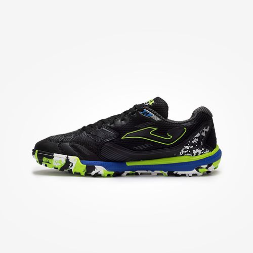 Chuteira de Society Joma Liga 5 - Preto/Azul/Verde