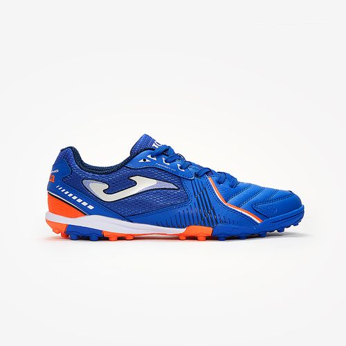 Chuteira de Society Joma Dribling - Azul e Laranja