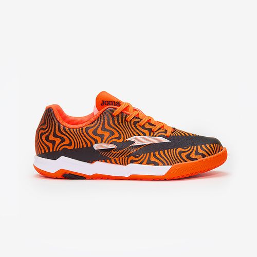 Chuteira de Futsal Joma Evolution Infantil - Preto e Vermelho