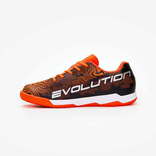 Chuteira de Futsal Joma Evolution Infantil - Preto e Vermelho