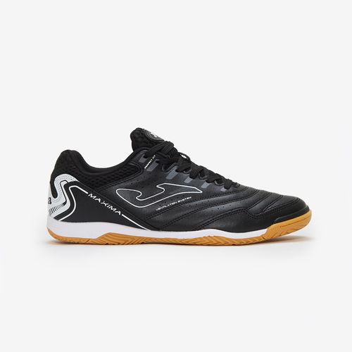 Chuteira de Futsal Joma Maxima - Preto e Branco