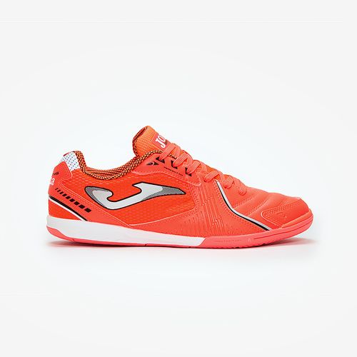 Chuteira de Futsal Joma Dribling - Laranja e Branco