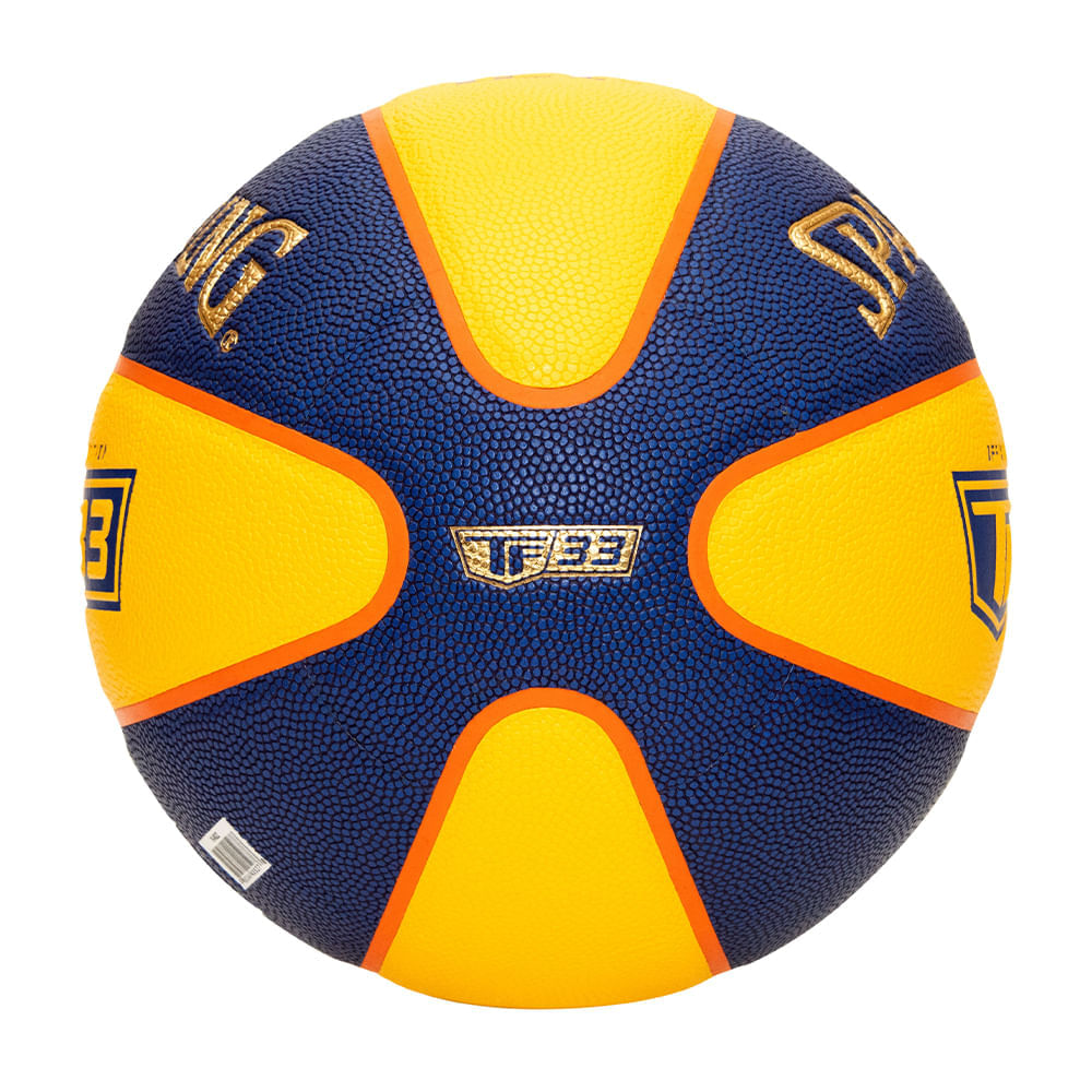 Bola De Basquete Spalding 3X3 Tf-33 Fiba - Amarelo-3