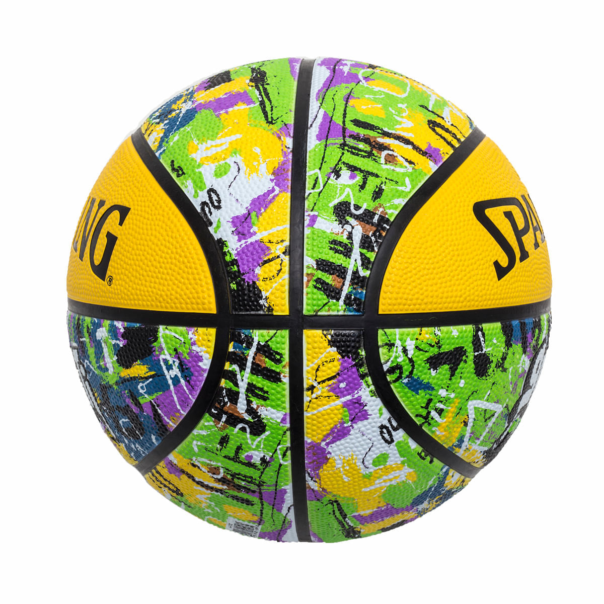 Bola De Basquete Spalding Graffiti - Amarelo-3