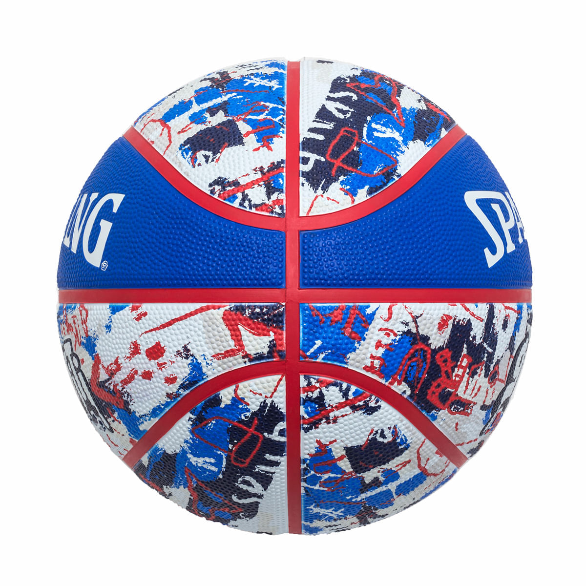Bola De Basquete Spalding Graffiti - Azul-4
