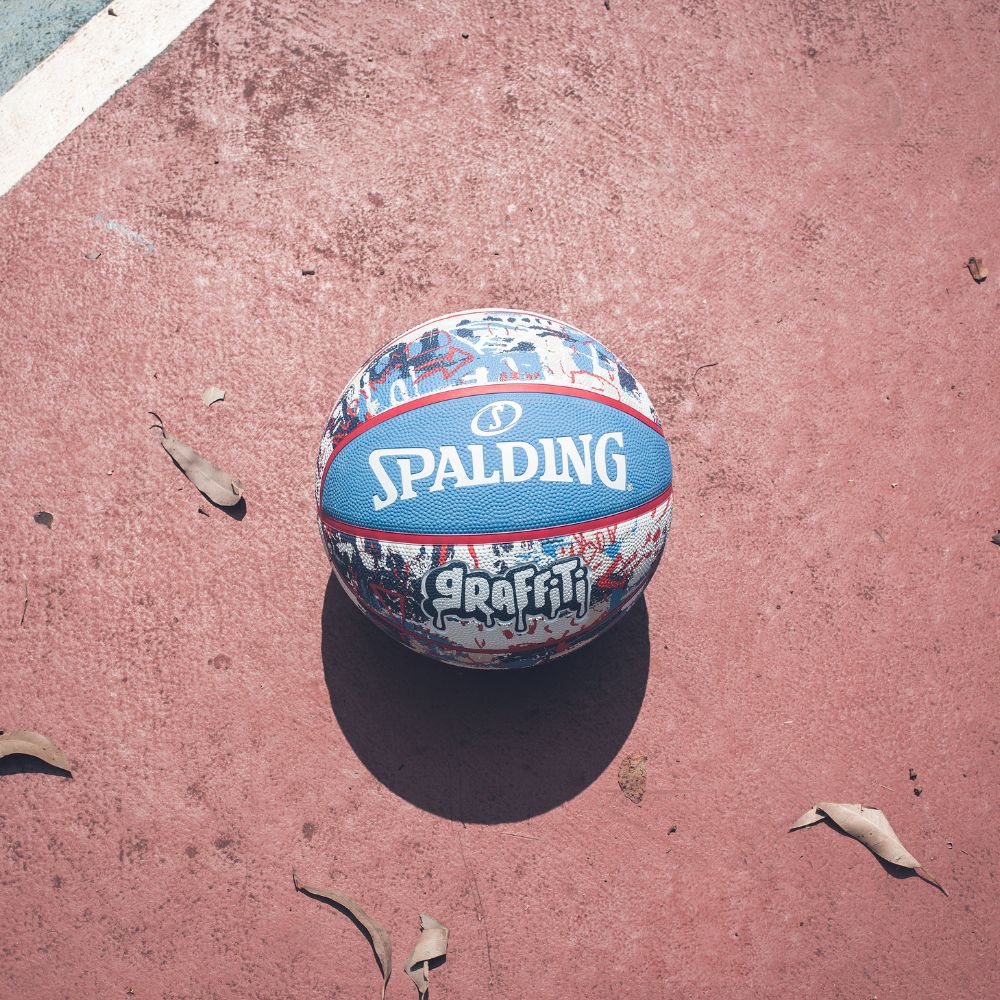 Bola De Basquete Spalding Graffiti - Azul-6