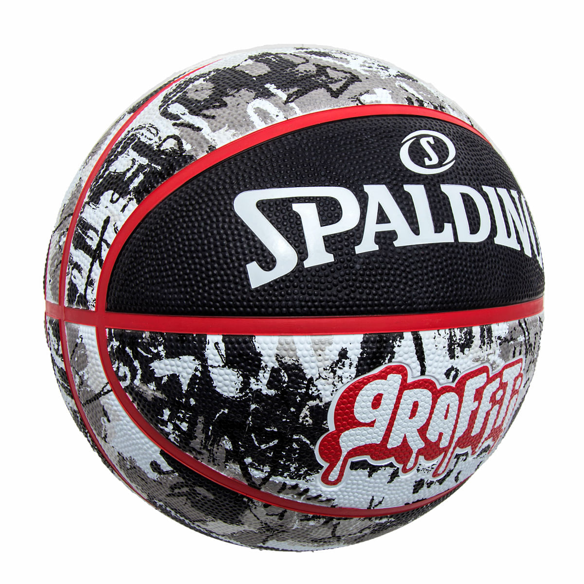 Bola De Basquete Spalding Graffiti - Preto-2