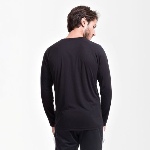 Camiseta Joma R-Combi Manga Longa - Preto