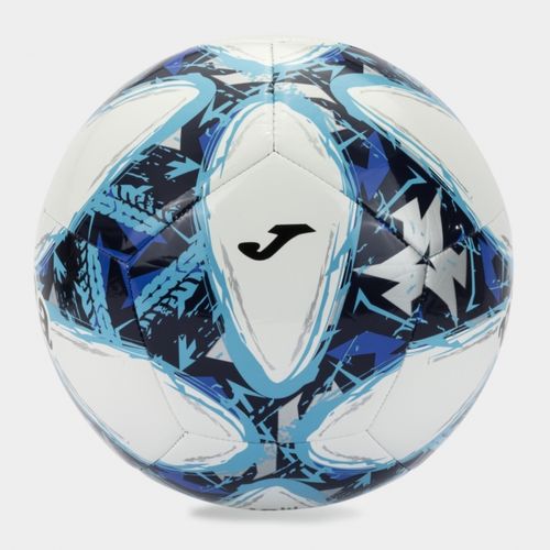 Bola de Futebol Campo Joma Challenge III - Branco e Azul