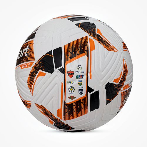 Bola de Futebol Campo Uhlsport Resist R2 - Branco e Vermelho