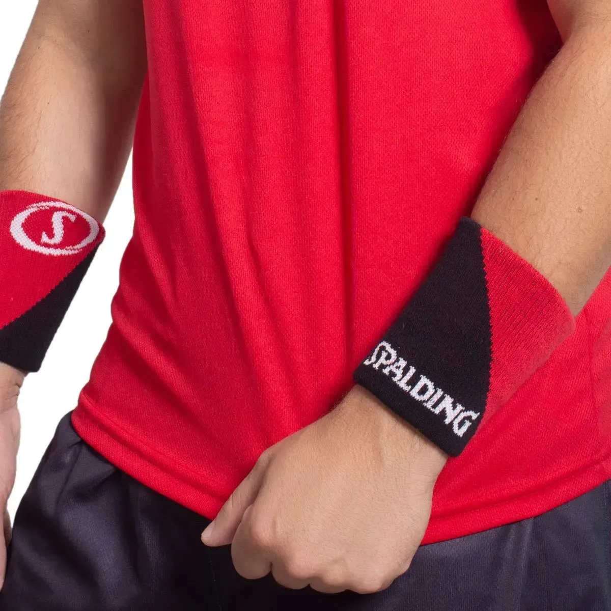 KIT Bola De Basquete Spalding Streetball + Brinde Munhequeira Vermelha-8