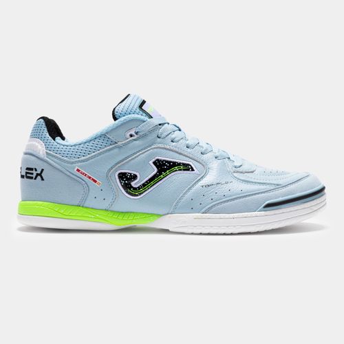 Chuteira de Futsal Joma Top Flex - Azul Turquesa e Verde