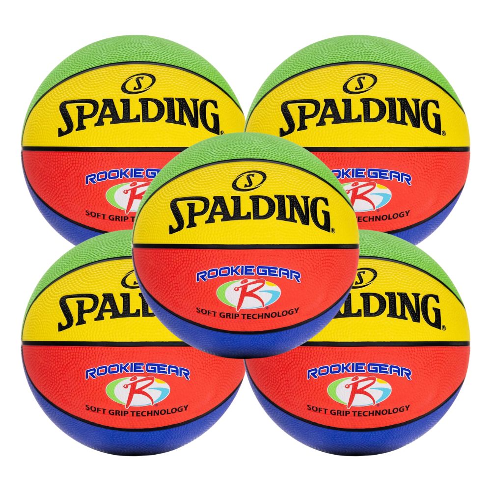 KIT 5 Bola de Basquete Spalding Rookie Gear - Tamanho:05-0