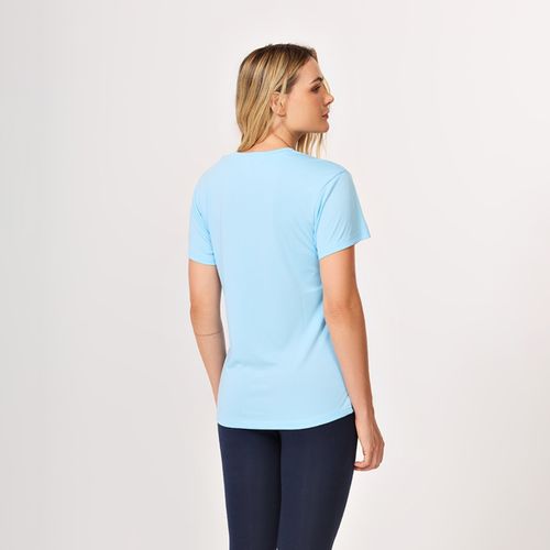 Camiseta Joma Combi Feminino Azul Celeste