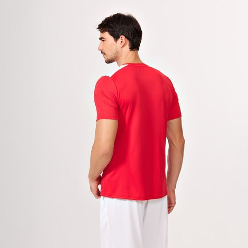 Camiseta Joma Championship VII - Vermelho e Branco