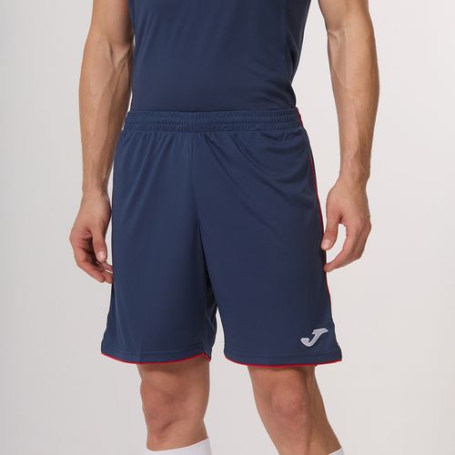 Shorts Joma Liga - Azul Marinho e Vermelho
