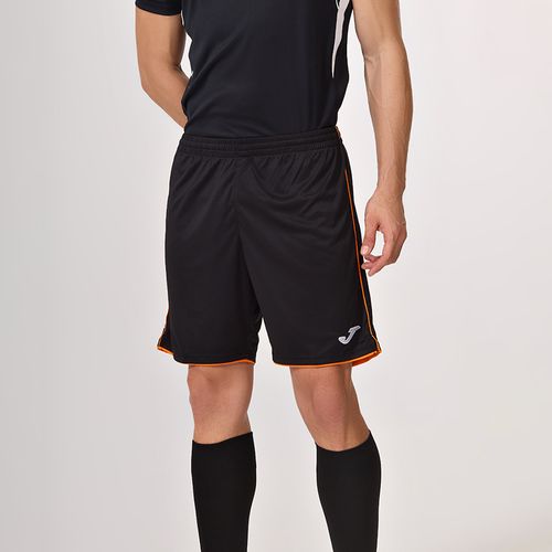 Short Joma Liga - Preto e Laranja