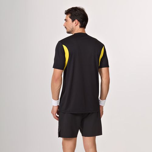 Camiseta Joma Winner III - Preto e Amarelo