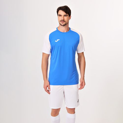 Camiseta Joma Academy IV - Azul e Branco