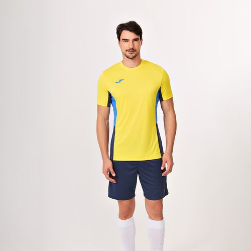 Conjunto Joma Danubio II - Amarelo e Marinho