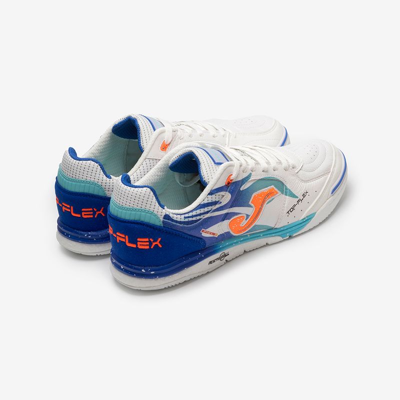 【27㎝】⭐️新品⭐️Joma Top Flex Rebound フットサル Chuteira de Futsal Joma Top Flex Rebound - Branco/Azul/Laranja