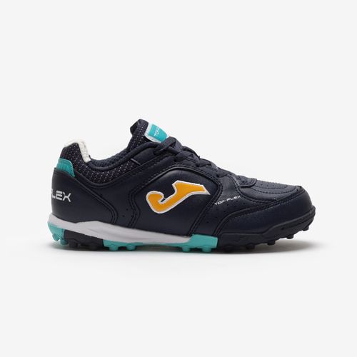Chuteira de Society Joma Top Flex Infantil - Azul Marinho