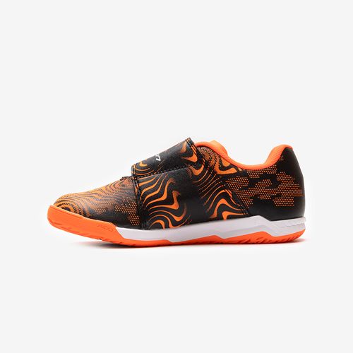 Chuteira de Futsal Joma Evolution Velcro Infantil - Preto e Vermelho