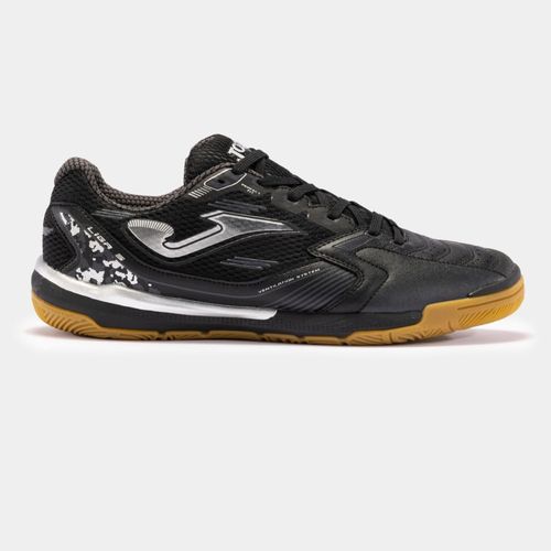 Chuteira de Futsal Joma Liga 5 - Preto e Cinza