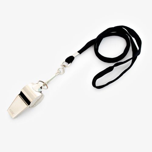 Apito uhlsport Com Cordão - Prata e Preto