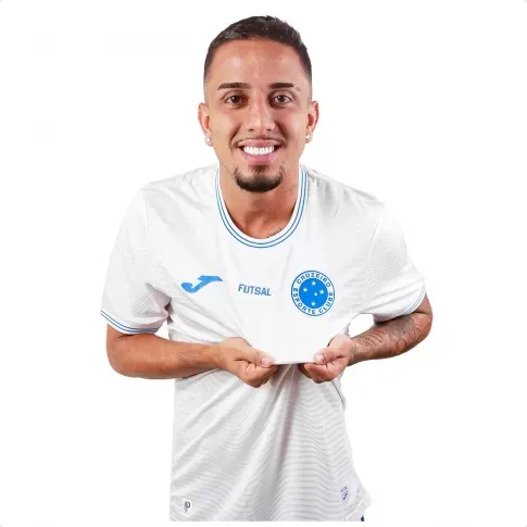 Camiseta de Futsal Joma Home Cruzeiro - Branco