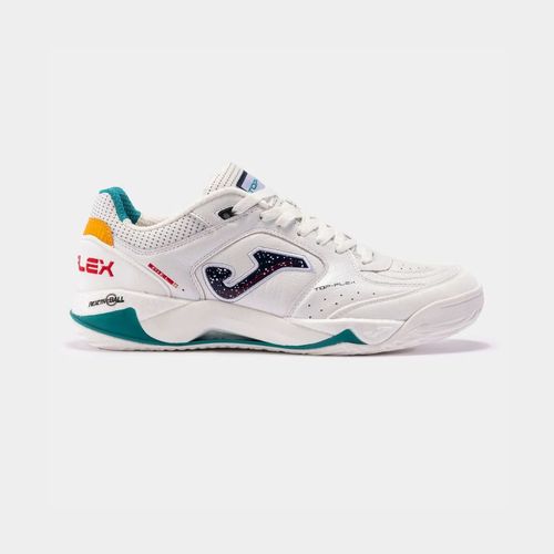 Chuteira de Futsal Joma Top Flex Plus + - Branco e Azul