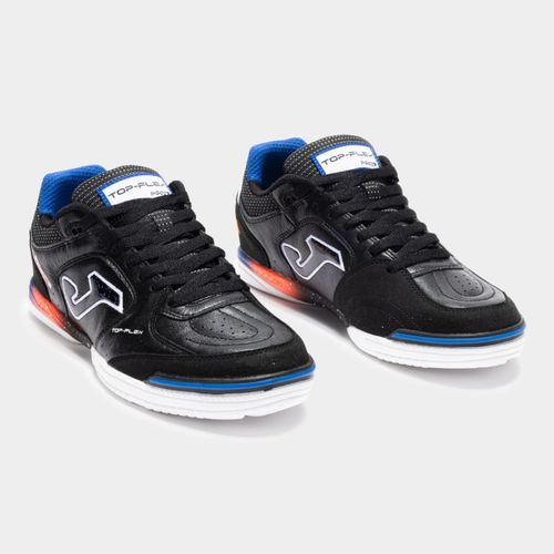 Chuteira de Futsal Joma Top Flex - Preto e Azul