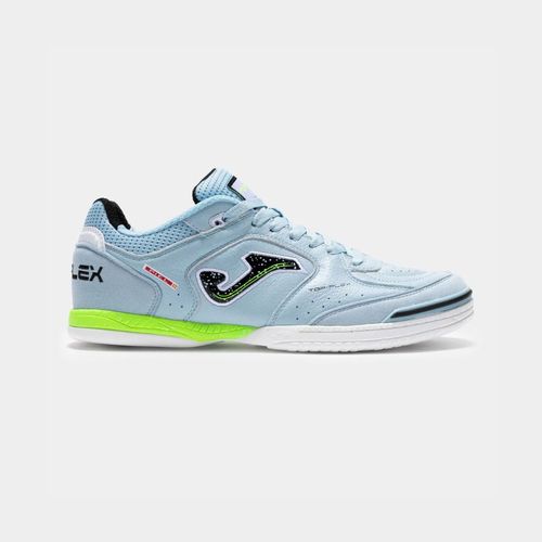 Chuteira de Futsal Joma Top Flex - Azul Turquesa e Verde