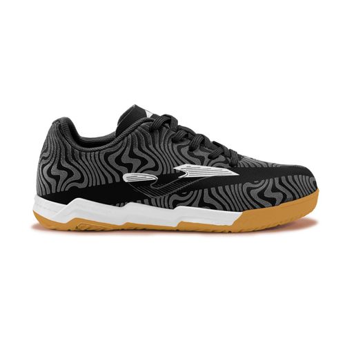 Chuteira de Futsal Joma Evolution Infantil - Preto e Branco