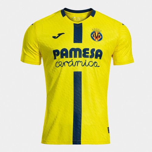 Camisa Joma Villarreal I Infantil 25/26 - Amarelo e Azul