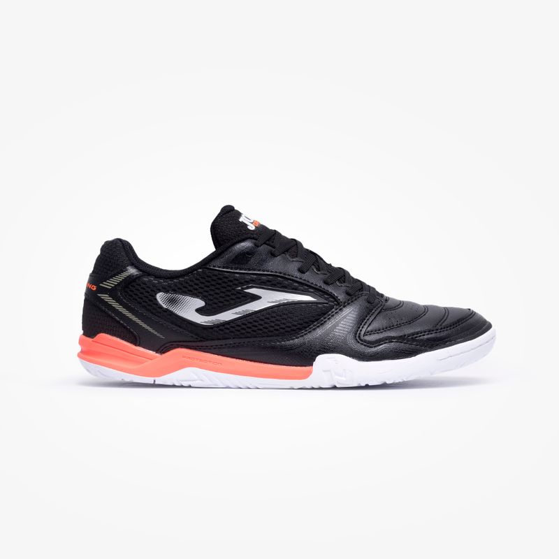 Chuteira-de-Futsal-Joma-Dribling-Preto-Vermelho-Branco-1