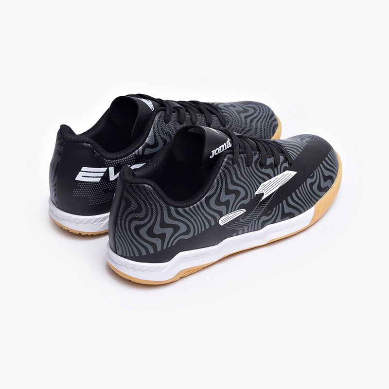 Chuteira-de-Futsal-Joma-Evolution-Infantil-Preto-e-Branco-4