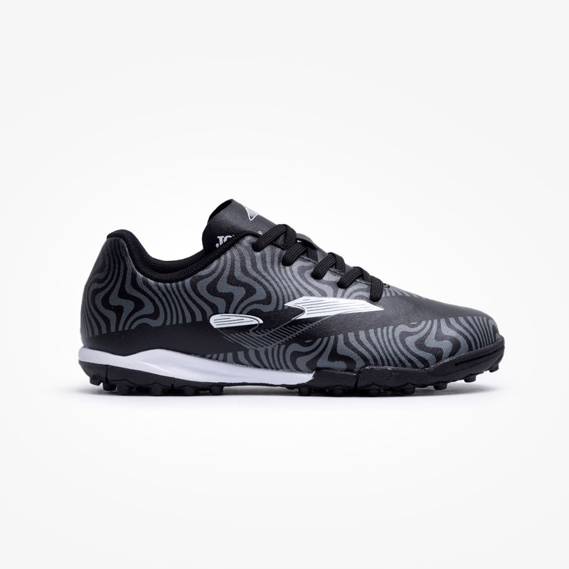 Chuteira-de-Society-Joma-Evolution-Infantil-Preto-e-Branco-1