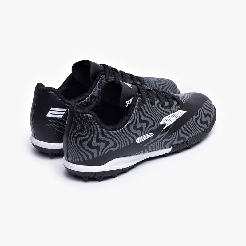 Chuteira-de-Society-Joma-Evolution-Infantil-Preto-e-Branco-4