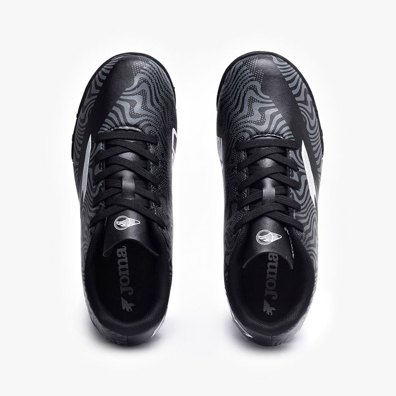 Chuteira-de-Society-Joma-Evolution-Infantil-Preto-e-Branco-5